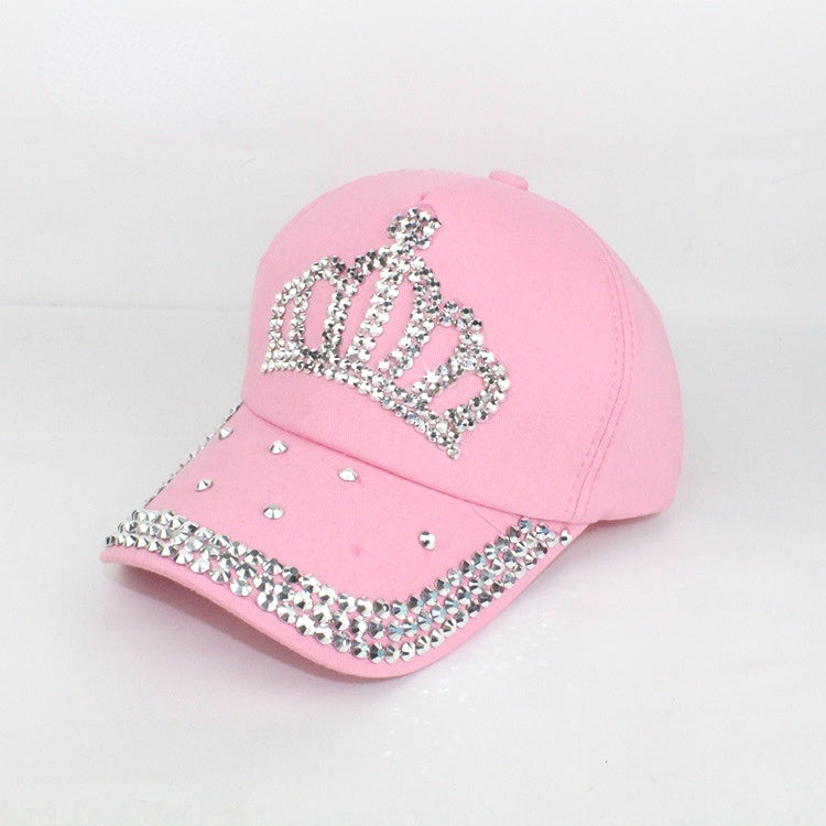 Wholesale Cotton Crown Hot Diamond Baseball Cap